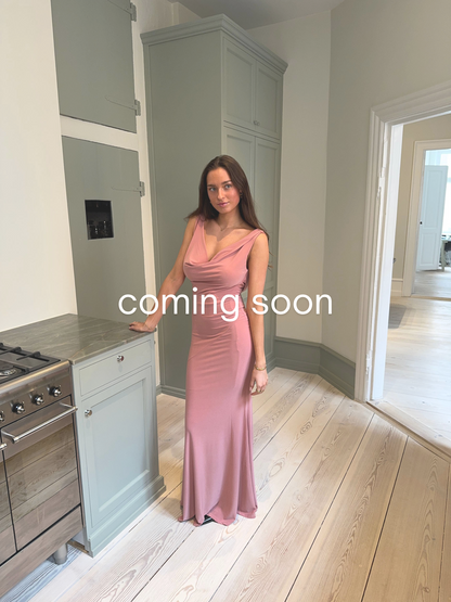 Flora maxi dress - Dusty rose